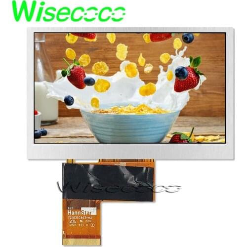 4.3inch 480x272 tft lcd screen panel HSD043I9W1-A00 fit for Portable Navigation Pocket TV lcm display