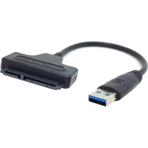 5Gbps Super speed Straight & 90 Degree Left Angled USB 3.0 to SATA 22 Pin 2.5" Hard disk driver SSD Adapter Cable 10cm