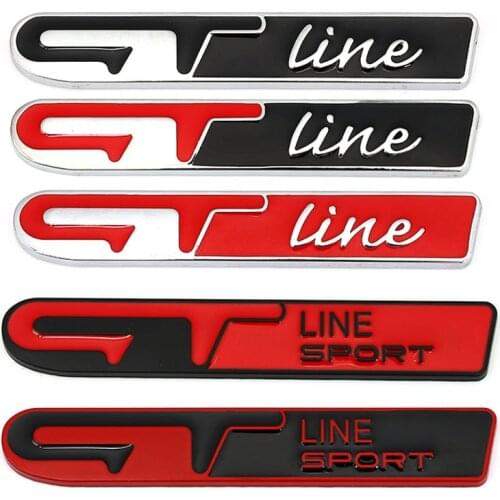 Car Sticker GT Line Sport for Peugeot GT 308 508 3008 5008 Renault Clio Grandtour Megane Forte Optima Picanto Stinger Sorento