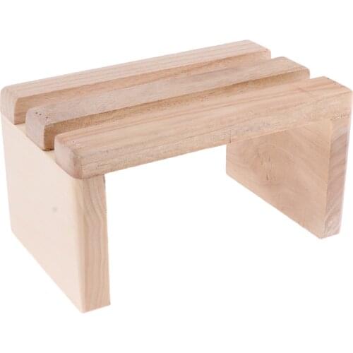 Wooden Foot Step Stool Spa Bath Bucket Basin Footstool Small Barrel Stand Platform