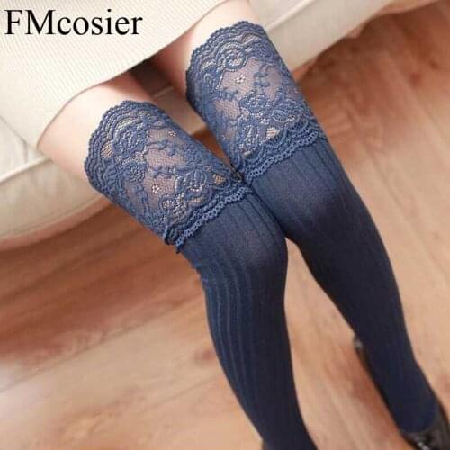 FMcosier Women's Lace Stockings
