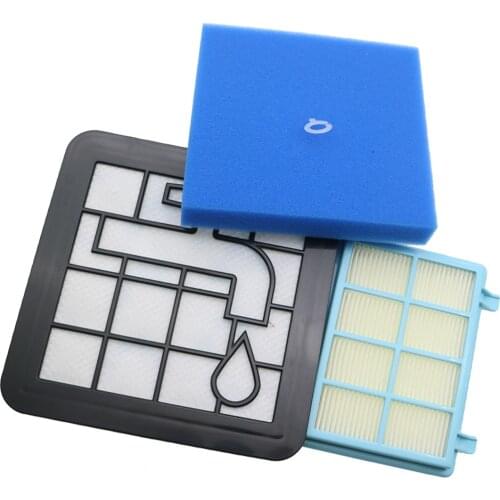 HEPA filters For Philips Power Pro Compact FC9331/09 FC9332/09 FC8010/01 Vacuum Cleaner Parts Foam Filter