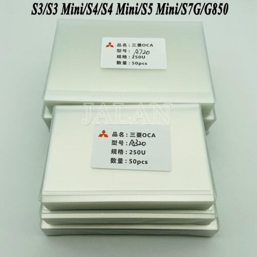 250um OCA Glue For Samsung S3/S3 Mini/S4/S4 Mini/S5 Mini/S7G/G850 Phone Lcd Repair OCA Optical Clear Adhesive Film Sticker