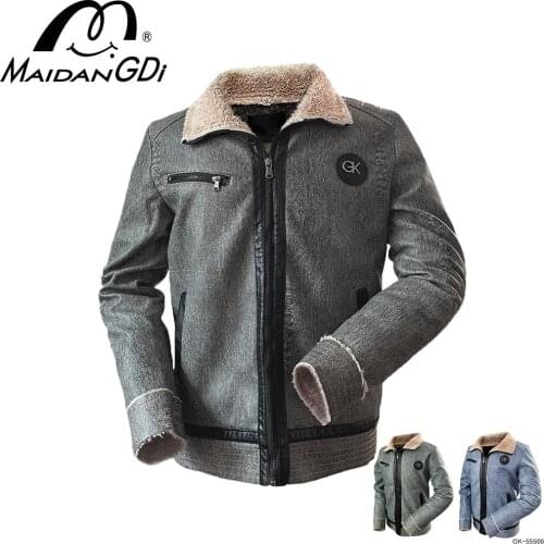 MaiDangDi Mens Biker Jackets