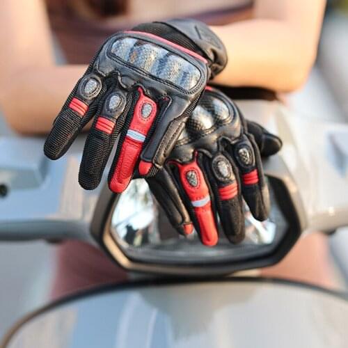 Motorcycle Biker Protective Gears Knight Racing Non-Slip Anti-Fall Gloves Full Finger Mittens Man Women Breathable