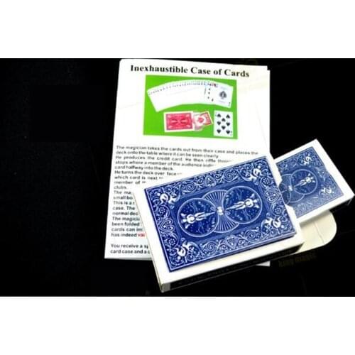 Inexhaustible Case Of Cards Magic Tricks Cards Change Magic Box Props Class Magic Stage Street Mentalism Illusions Toys Joke