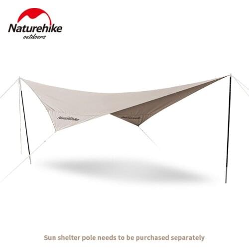 Naturehike Pleased Canopy Tent Cotton Fabric Diamond Sun Shelter Rainproof Outdoor Camping Portable Sunscreen