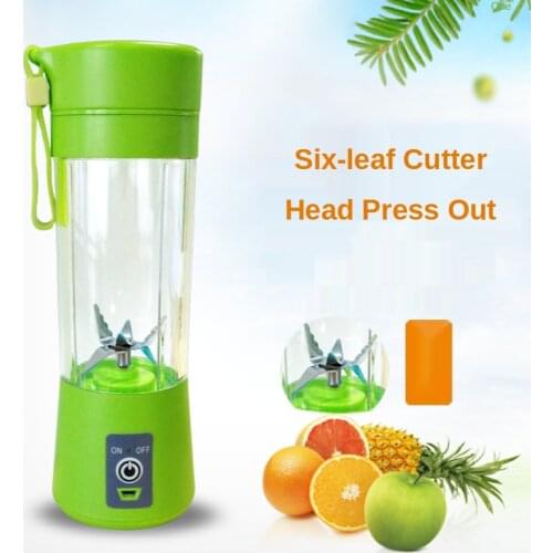 Portable Mixer USB Electric Fruit Juicer Handheld Smoothie Maker Blender Stirring Rechargeable Mini Food Processor Juice Cup