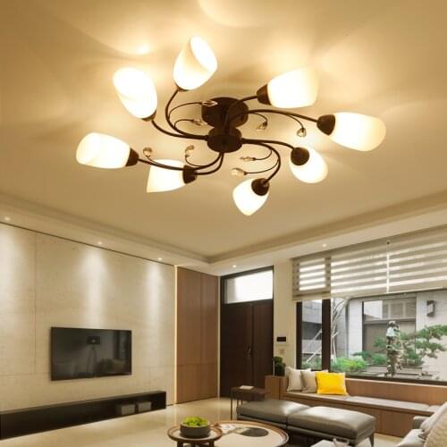 Modern LED Crystal Ceiling Light Ceiling Lamp Luminarias Light For Living Room Aisle Kitchen