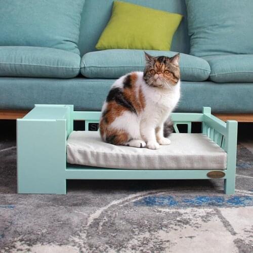 Cat Nest Four Seasons Universal Winter Cat Pet Bed Teddy Solid Wood Dog Bed Kennel