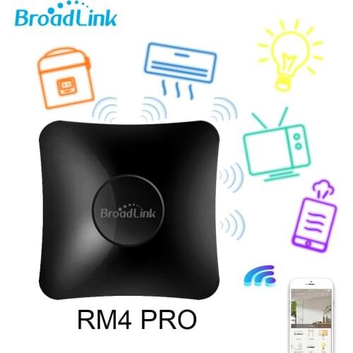 10PCS/Lot Broadlink RM4 Pro/RM4 Mini/HTS2 Smart Home WiFi IR RF Universal Intelligent Remote Control Work With Alexa Google Home