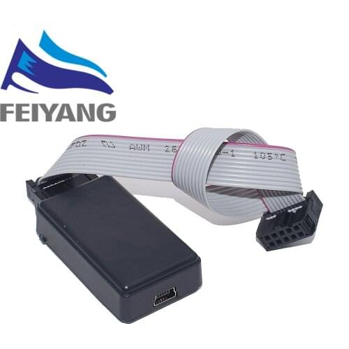 USB Blaster Mini USB Cable 10-Pin JTAG Connection Cable for CPLD FPGA NIOS JTAG Programmer Support All ATLERA Device