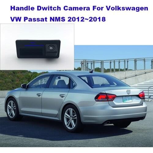 Yessun Rear Trunk Tailgate Back Door Handle Rear View Parking Backup Camera HD For Volkswagen Passat NMS 2012~2018