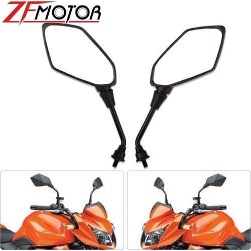 M10 Motorcycle Rear View Mirror Case for Kawasaki ER 6N 6F ER-5 Z800 Z900 Z1000 Z750 W800 ZRX400 ZRX1100 10mm Mirrors