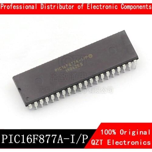 5pcs PIC16F877A-I/P DIP40 PIC16F877A DIP 16F877A-I 16F877A PIC16F877 New and original In Stock