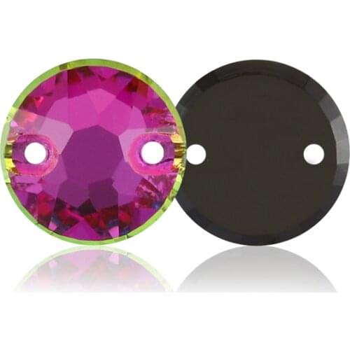 8-12mm Rivoli Rhinestones Round Shape Flatback Crystals Rhinestones Shiny Sewing Crystals Art Crafts Stones K9 Glass Strass