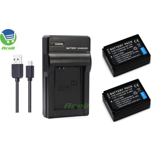 BP1130 Battery + USB Charger for SAMSUNG NX500 NX1000 NX1100 NX2000 NX200 NX210 NX300 NX300M Camera Replace BP1030