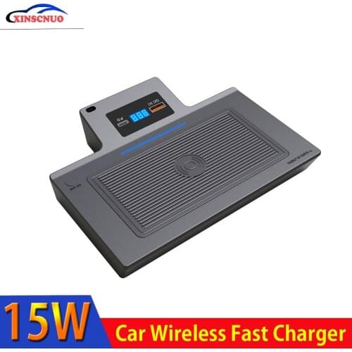 Car Accessories Vehicle Wireless Charger For Mercedes Benz A Class 2019-20 Fast Charger Module Wireless Onboard Car Charging Pad