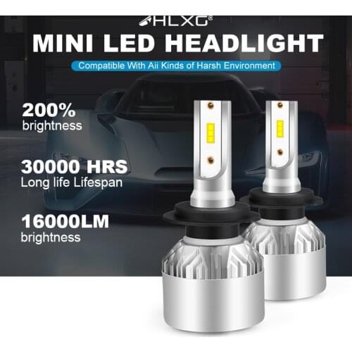 Car Bulbs H4 9006 9005 HB3 HB4 H7 H1 H11 LED Bulbs Car Headlights led para coche 16000LM 4300K 8000K 6500K cars fog lamp lights