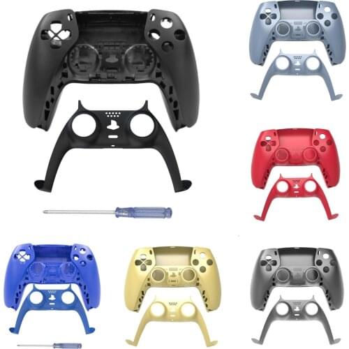 Controller Handle Shell for PS5 Gamepad Decorative Strip Case Protection Cover Faceplate Replacement Skin Game Accessories