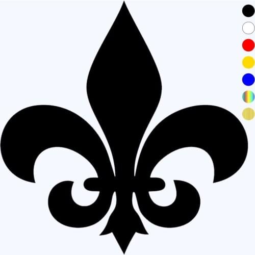 CK2461#10CM 15CM Heraldic lily funny car sticker vinyl decal car auto stickers for car bumper window car decor