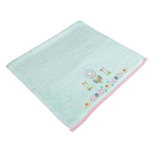 DowryWorld-Lux Baby Towel Green %100 Cotton