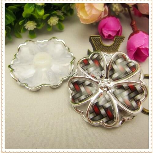 DT6107 New Arrival, Hot 10pcs flower resin buttons handmade diy accessories, garment accessories, DIY accessories materials