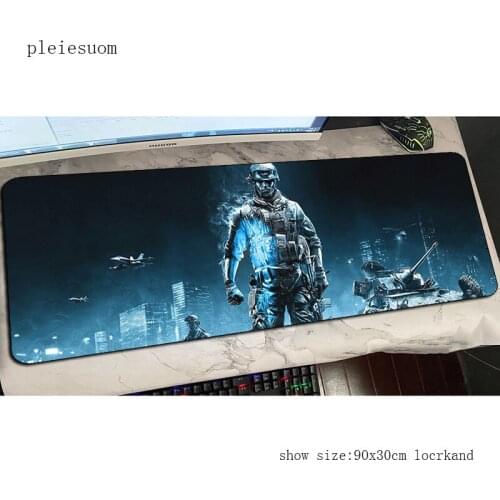 Battlefield mats best seller 900x300x2mm gaming mouse pad big keyboard mousepad Popular notebook gamer accessories padmouse mat