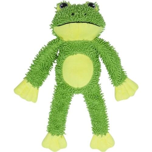 Dog Toys Frog Animal Shape Plush Toy Pet Puppy Squeaky Chew Bite Resistant Toy for Small Large Dogs Pets Accessories Supplies