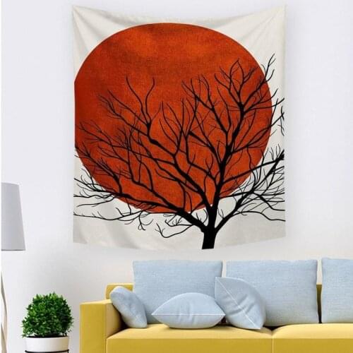 Tree Wall Hanging Tapestry Witchcraft Decor Home Mandala Tapestries Tapestry Wall Hanging Anime USA Dropper Only