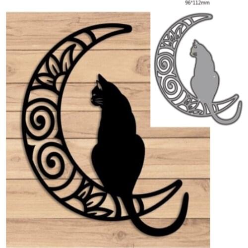 New 2021 dies cut Animal cat decoration Scrapbook paper craft knife mould Cutter paperscrapbookin stencils stanp and dies