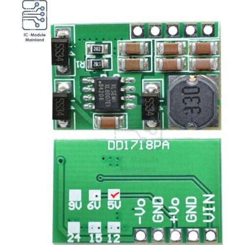DC DC Step Up Board DC 3-18V to ±5V/6V/9V/12V/15V/24V Boost Converter Power Supply Module Positive Negative Voltage Converter