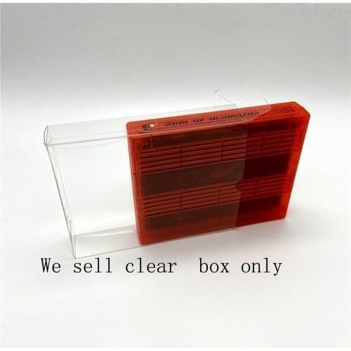 Clear transparent box For SNK MVS game cartridge card Display storage PET Box