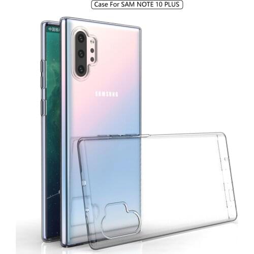 Clear Case for Samsung Galaxy Note 10 Plus Transparent Soft TPU Clear Shockproof Phone Case for Samsung Galaxy Note10 Plus