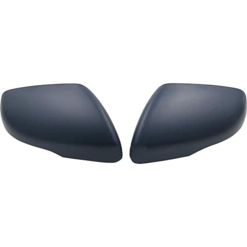 Car Rearview Left Right Side Glass Mirror Cover Frame Side Mirror Caps Replacement for Ford Edge 2015-2020(Base Color)