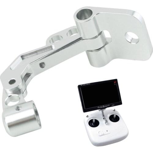 1Pcs FPV CNC LCD Monitor Support Mount Bracket Vertical Holder for DJI Phantom JR Futaba Transmitter RC Parts