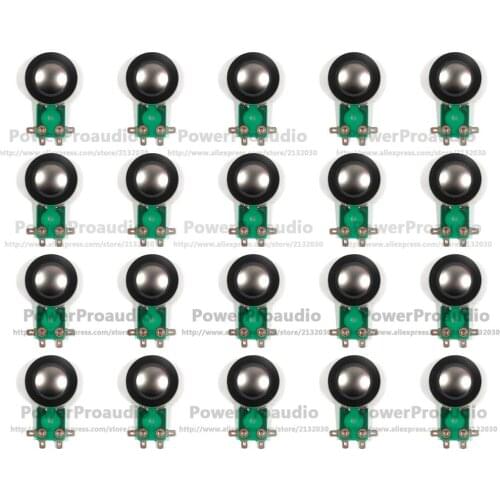 20pcs Foster/Fostex Titanium Dome Tweeter Diaphragm 8 ohm N30,025N08, 025H27, 025H30 Fostex,Foster N30,N08,H025N08 diaphragm
