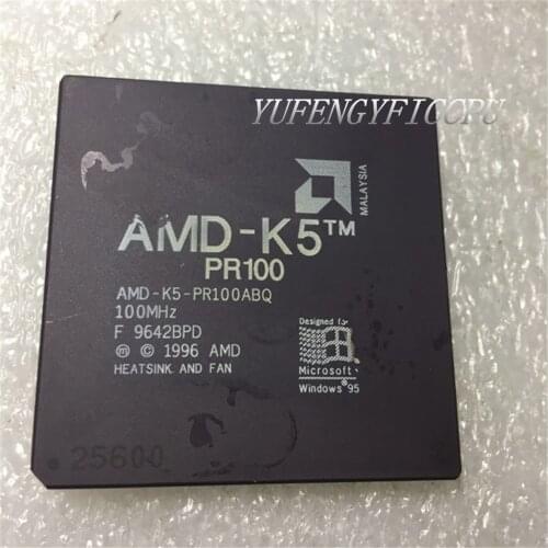 AMD-K5-PR100ABQ Antique cpu collection testimony of history antique computer accessories