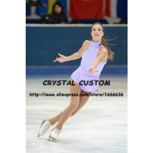 Custom Figure Skating Dresses For Girls Graceful New Brand Ice Skating Dresses For Competition DR4308