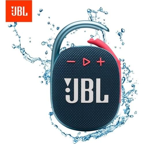 JBL Clip 4 Wireless Bluetooth 5.1 Mini Speakers Clip4 Portable IP67 Waterproof Outdoor Bass Speakers with Hook 10 Hours Battery