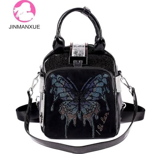 JINMANXUE Women's Backpacks With Embroidery
