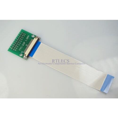2 Sets FFC FPC Cable 20 Pin 1.0mm Pitch to 2.54 mm through hole DIP PCB Adapter 45 70 100 300 mm Same Contact Sides