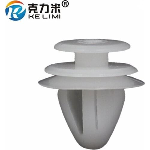 KE LI MI White Nylon Trim Board Door Fastener Clips For Toyota Hyundai Guard Plate Snaps