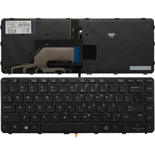 US Laptop Backlit Keyboard For HP Probook 430 G3 430 G4 440 G3 440 G4 445 G3 640 G2 645 G2 with frame/Pointing stick