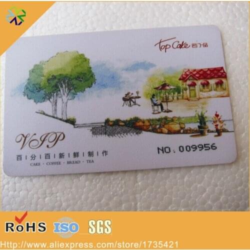 Credit card size Double frosted slides hard plastic pvc material inkjet number printing frosted plastic card printing