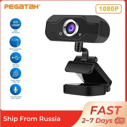 Webcam 1080p Mini camera web camara with microphone for pc usb camera For computer for Live Broadcast Video call Conference Work