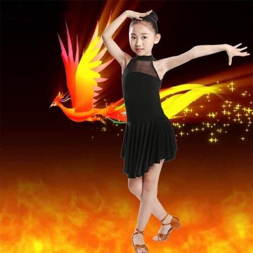 Fashion girls Latin Dance Dresses Ballroom Dance Competition Dresses Latin Dance Dress Salsa Dancewear Tango Clothes for Girls
