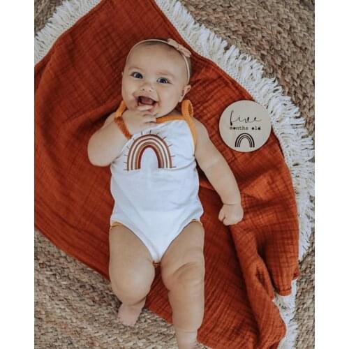 120x100cm Baby Blanket Fringe Swaddle Baby Blankets Newborn Pompom Toddler Infant Baby Boy/girl Blanket Muslin Swaddle Bath