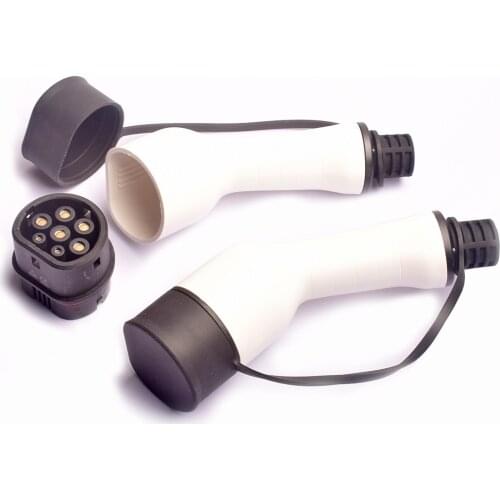 EV Plug Adapter Type 2 EV Charger Female IEC 62196 Convertor 16A 32A AC EV Charger Type 2 Plug Connector EVSE Electrica Car