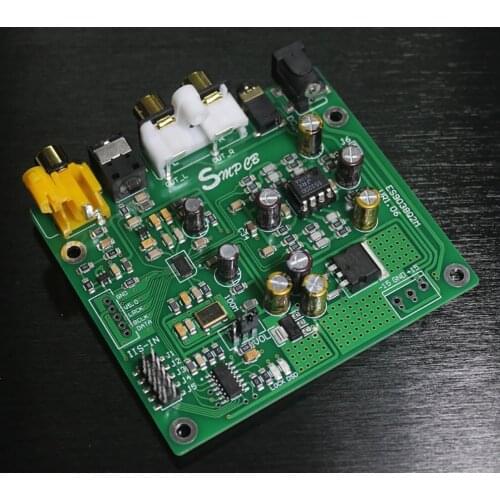 HIFI ES9038 Q2M DAC DSD decoder board supports IIS DSD 384KHz coaxial fiber DOP